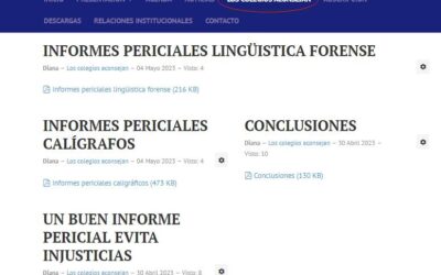 HABILITADA UNA NUEVA SECCIÓN EN NUESTRA WEB
